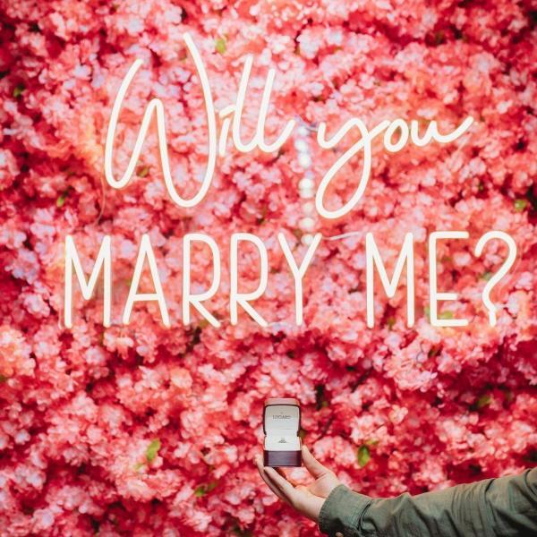Will You Marry Me Neon Sign