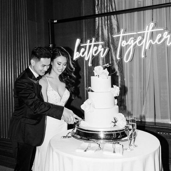 Better Together Wedding Neon Sign