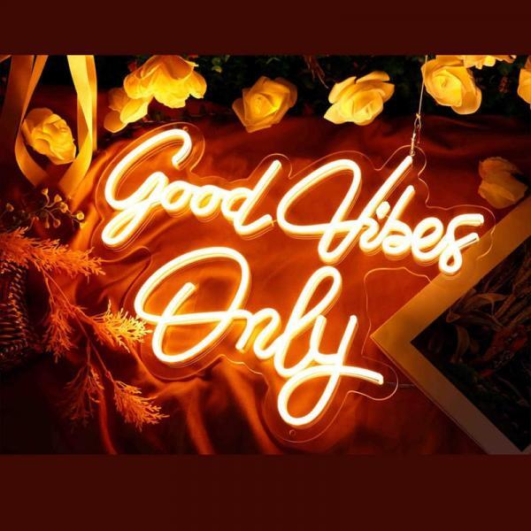 Good Vibes Only Neon Sign