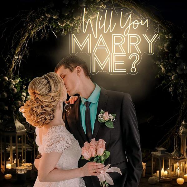 Will You Marry Me LED Neon Sign