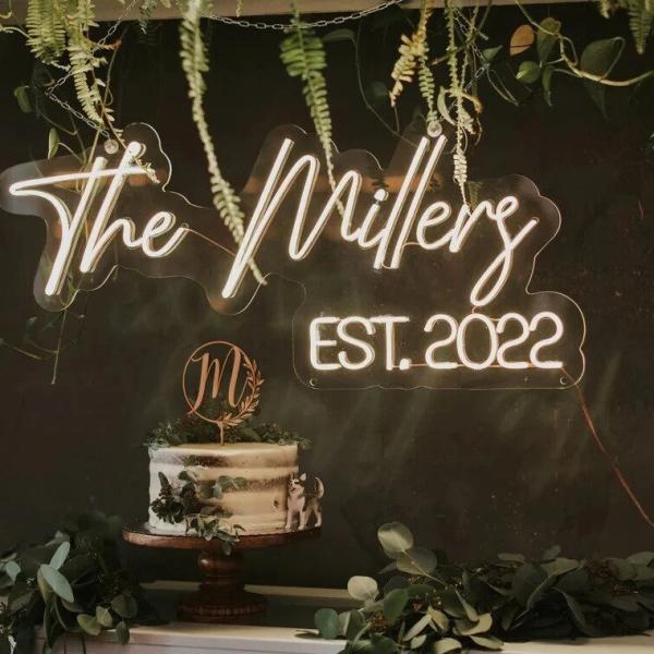 Wedding Neon Sign + EST Date