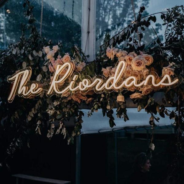 Personalized Last Name Led Sign