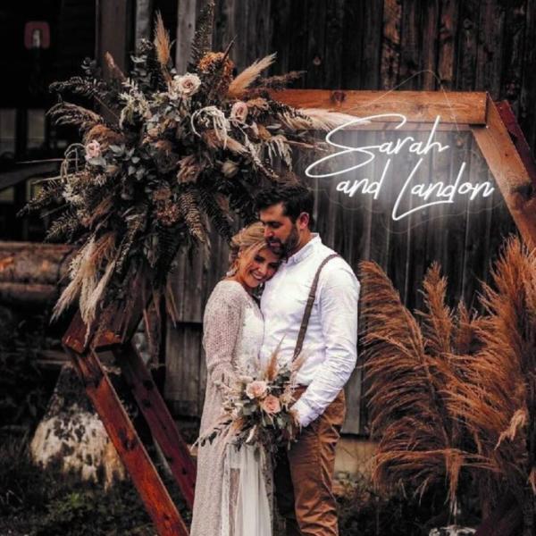 Couple Names Neon Sign