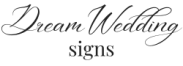 Dream wedding signs logo